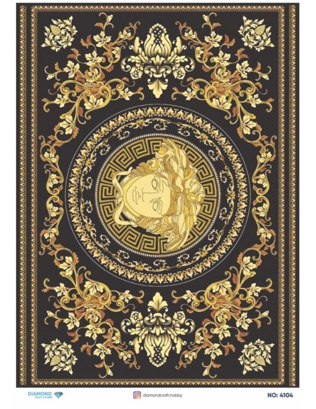 4104 Diamond Pirinç Dekopaj Kağıdı 30x42cm