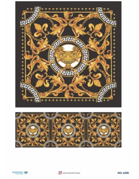 4105 Diamond Pirinç Dekopaj Kağıdı 30x42cm