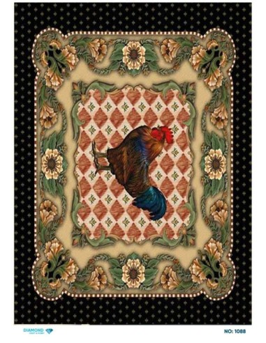 1088 Diamond Pirinç Dekopaj Kağıdı 30x42cm