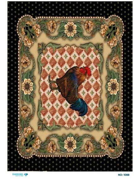 1088 Diamond Pirinç Dekopaj Kağıdı 30x42cm