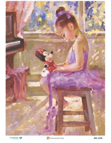 4116 Diamond Pirinç Dekopaj Kağıdı 30x42cm