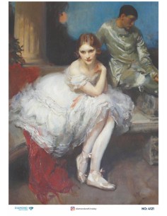 4121 Diamond Pirinç Dekopaj Kağıdı 30x42cm