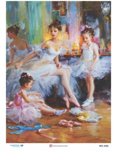 4122 Diamond Pirinç Dekopaj Kağıdı 30x42cm