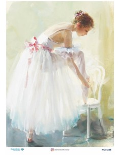 4128 Diamond Pirinç Dekopaj Kağıdı 30x42cm