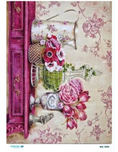 1092 Diamond Pirinç Dekopaj Kağıdı 30x42cm
