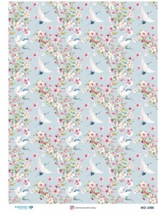 4155 Diamond Pirinç Dekopaj Kağıdı 30x42cm