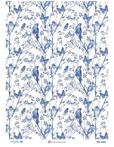 4164 Diamond Pirinç Dekopaj Kağıdı 30x42cm
