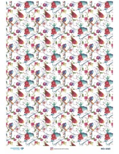4163 Diamond Pirinç Dekopaj Kağıdı 30x42cm