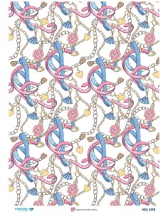 4175 Diamond Pirinç Dekopaj Kağıdı 30x42cm