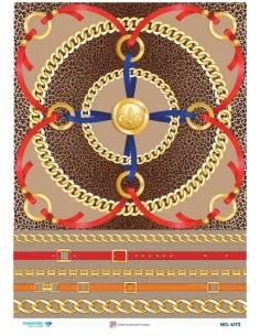 4173 Diamond Pirinç Dekopaj Kağıdı 30x42cm