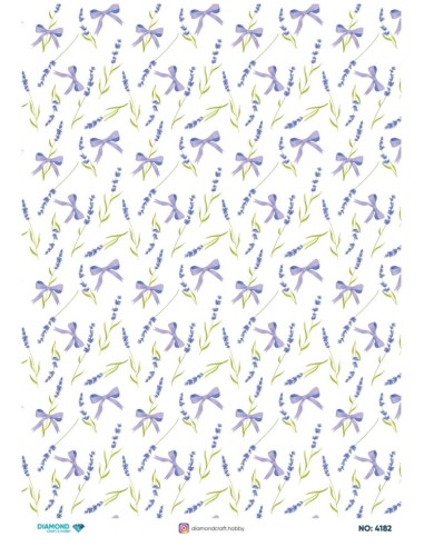4182 Diamond Pirinç Dekopaj Kağıdı 30x42cm