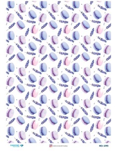 4193 Diamond Pirinç Dekopaj Kağıdı 30x42cm