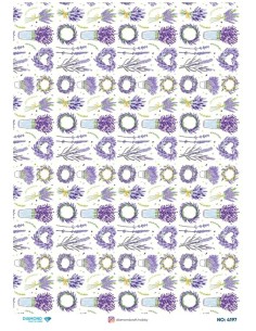 4197 Diamond Pirinç Dekopaj Kağıdı 30x42cm