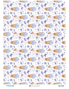 4199 Diamond Pirinç Dekopaj Kağıdı 30x42cm