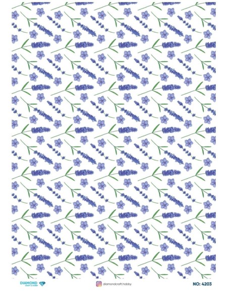 4203 Diamond Pirinç Dekopaj Kağıdı 30x42cm