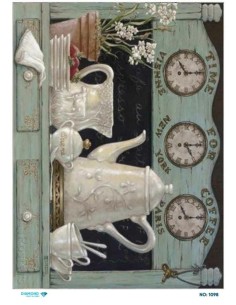 1098 Diamond Pirinç Dekopaj Kağıdı 30x42cm