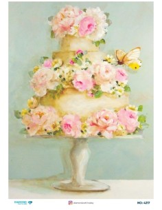 4217 Diamond Pirinç Dekopaj Kağıdı 30x42cm