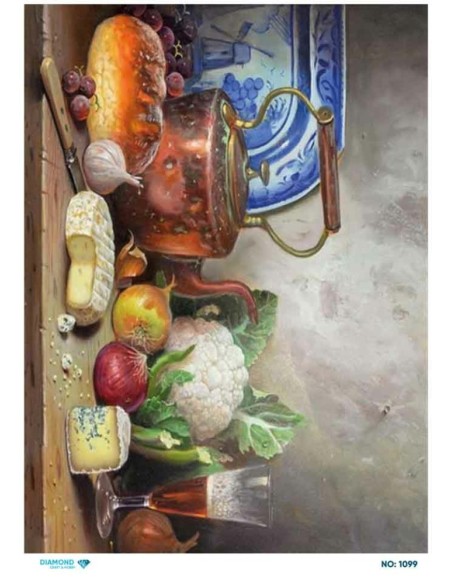 1099 Diamond Pirinç Dekopaj Kağıdı 30x42cm