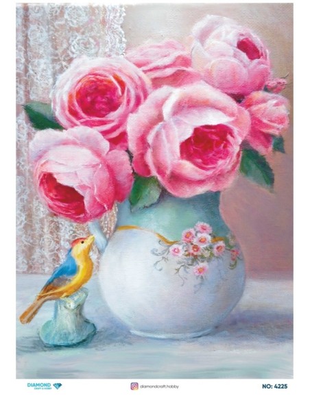 4225 Diamond Pirinç Dekopaj Kağıdı 30x42cm