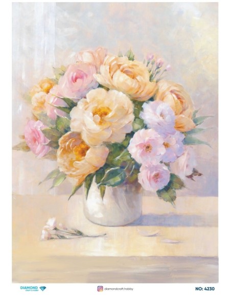 4230 Diamond Pirinç Dekopaj Kağıdı 30x42cm