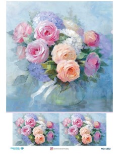 4232 Diamond Pirinç Dekopaj Kağıdı 30x42cm