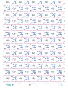 4236 Diamond Pirinç Dekopaj Kağıdı 30x42cm