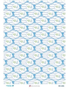4234 Diamond Pirinç Dekopaj Kağıdı 30x42cm