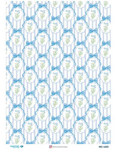 4233 Diamond Pirinç Dekopaj Kağıdı 30x42cm