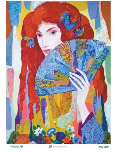 4248 Diamond Pirinç Dekopaj Kağıdı 30x42cm