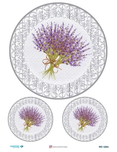 4264 Diamond Pirinç Dekopaj Kağıdı 30x42cm