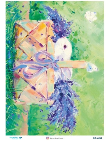 4269 Diamond Pirinç Dekopaj Kağıdı 30x42cm