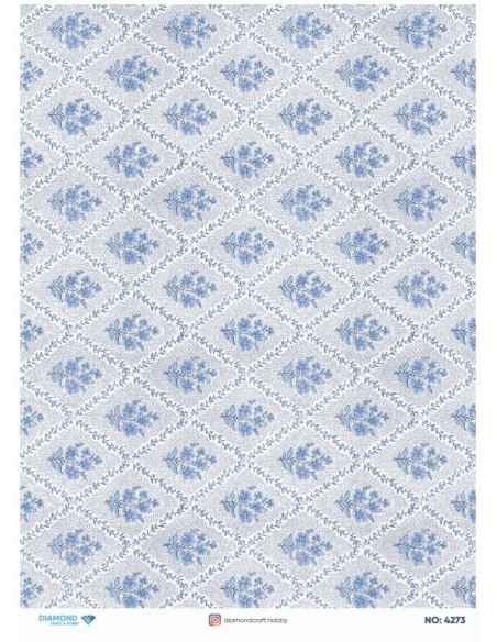 4273 Diamond Pirinç Dekopaj Kağıdı 30x42cm