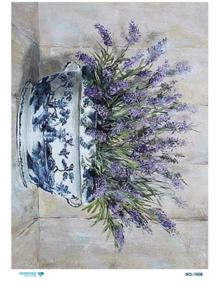 1108 Diamond Pirinç Dekopaj Kağıdı 30x42cm