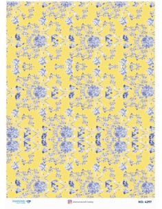 4297 Diamond Pirinç Dekopaj Kağıdı 30x42cm