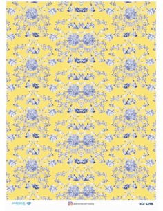 4298 Diamond Pirinç Dekopaj Kağıdı 30x42cm