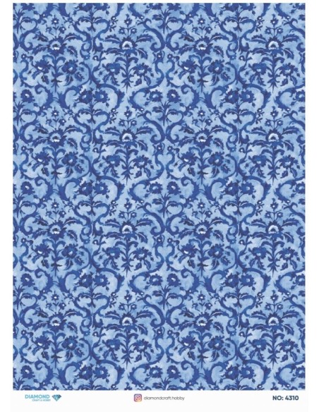 4310 Diamond Pirinç Dekopaj Kağıdı 30x42cm