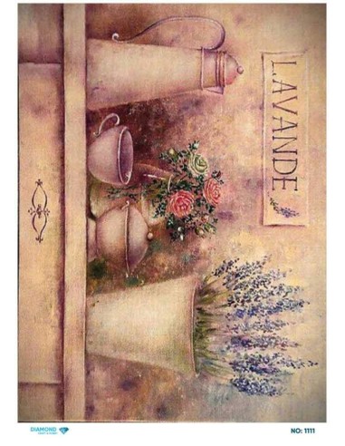 1111 Diamond Pirinç Dekopaj Kağıdı 30x42cm