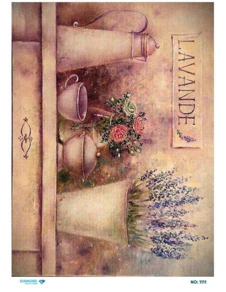 1111 Diamond Pirinç Dekopaj Kağıdı 30x42cm