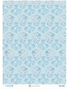 4324 Diamond Pirinç Dekopaj Kağıdı 30x42cm
