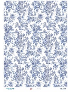 4337 Diamond Pirinç Dekopaj Kağıdı 30x42cm