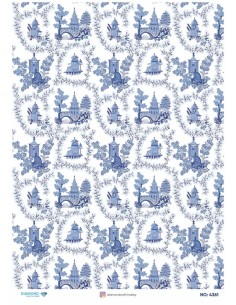 4361 Diamond Pirinç Dekopaj Kağıdı 30x42cm