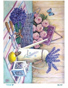 1117 Diamond Pirinç Dekopaj Kağıdı 30x42cm