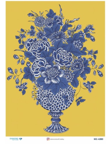 4380 Diamond Pirinç Dekopaj Kağıdı 30x42cm