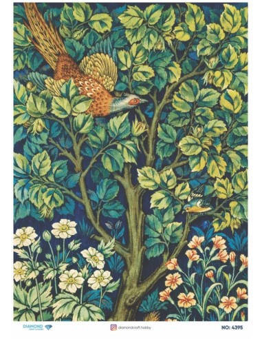 4395 Diamond Pirinç Dekopaj Kağıdı 30x42cm