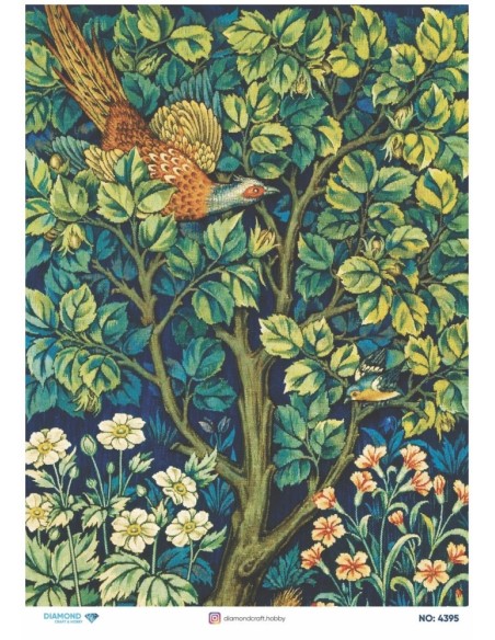 4395 Diamond Pirinç Dekopaj Kağıdı 30x42cm
