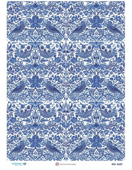 4401 Diamond Pirinç Dekopaj Kağıdı 30x42cm