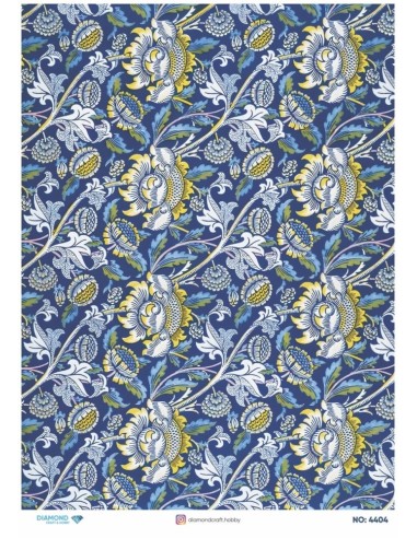 4404 Diamond Pirinç Dekopaj Kağıdı 30x42cm