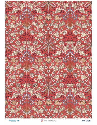 4405 Diamond Pirinç Dekopaj Kağıdı 30x42cm