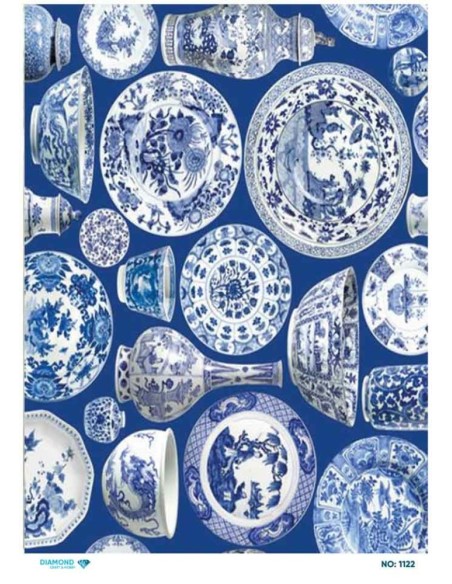 1122 Diamond Pirinç Dekopaj Kağıdı 30x42cm