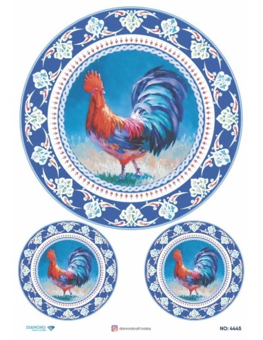 4445 Diamond Pirinç Dekopaj Kağıdı 30x42cm